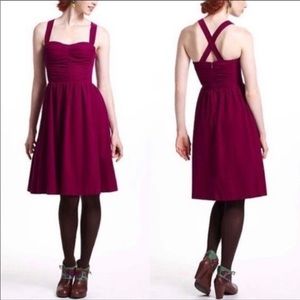 HD in Paris Anthropologie Fit and Flare dress